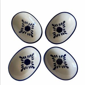 Blue and White Delft Chinoiserie Ramikin Bowls